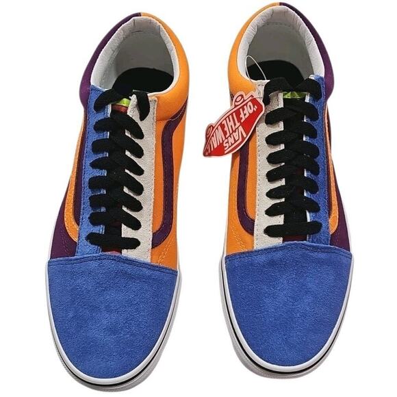 Vans ~Woman 10; Men\'s 8.5~ Old Skool Mix & Match Grape Juice/Bright Marigold NEW main image 8
